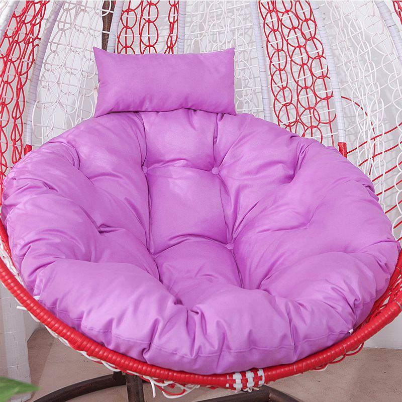 Rattan Swing Chair Cushion Hanging Egg Chair Soft Mat Pad Cover Inoutdoor Patio