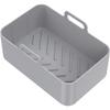 Air Fryer Silicone Tray Rectangle Oven Baking Tray Basket Reusable Liner Insert Dish For Ninja Foodi fryer Pan Accessories