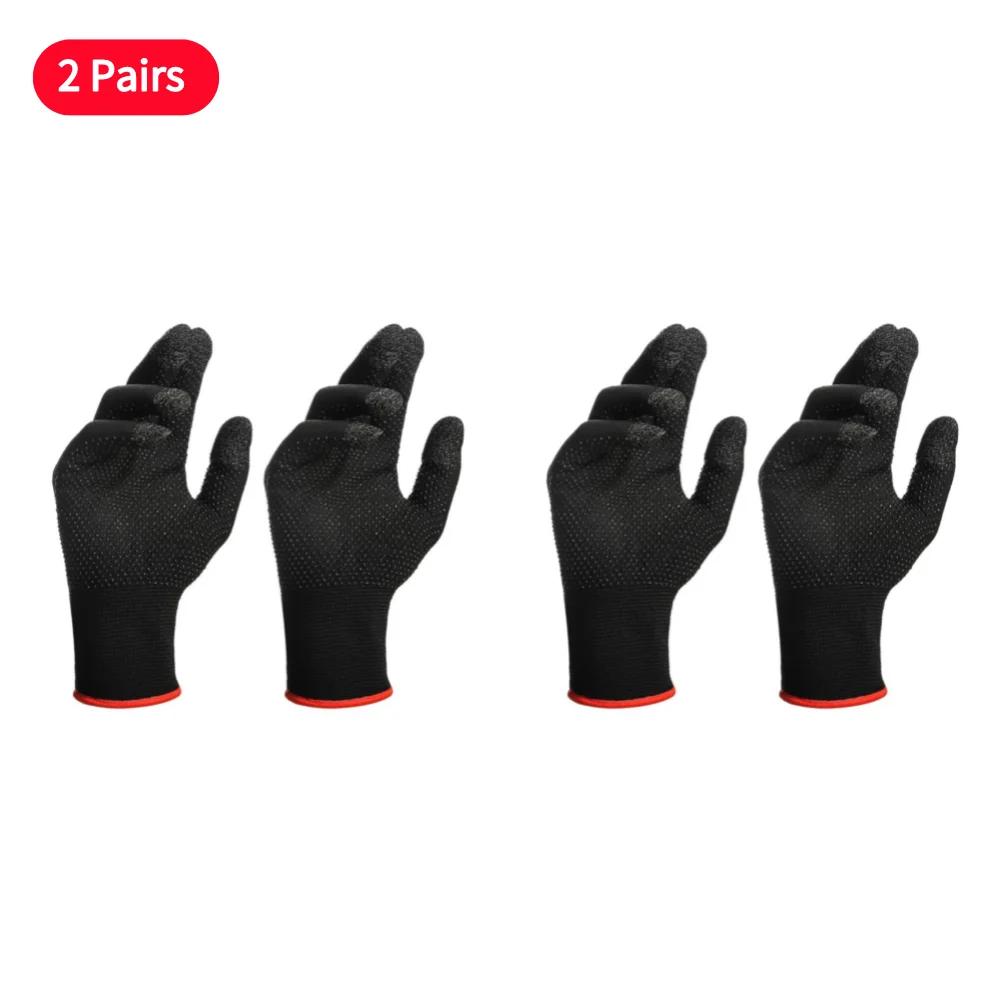 1/2 Pairs Anti Slip Touch Screen Gloves Men Women Breathable Sweat Proof Knit Thermal Gloves for Gaming Biking Cycling