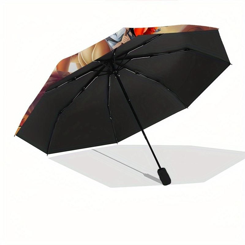 1 Auto Open Lion King Characters Themed Colorful 8-rib Portable Umbrella for Men and Women, A Compact Commuting Companion Suitable for Daily