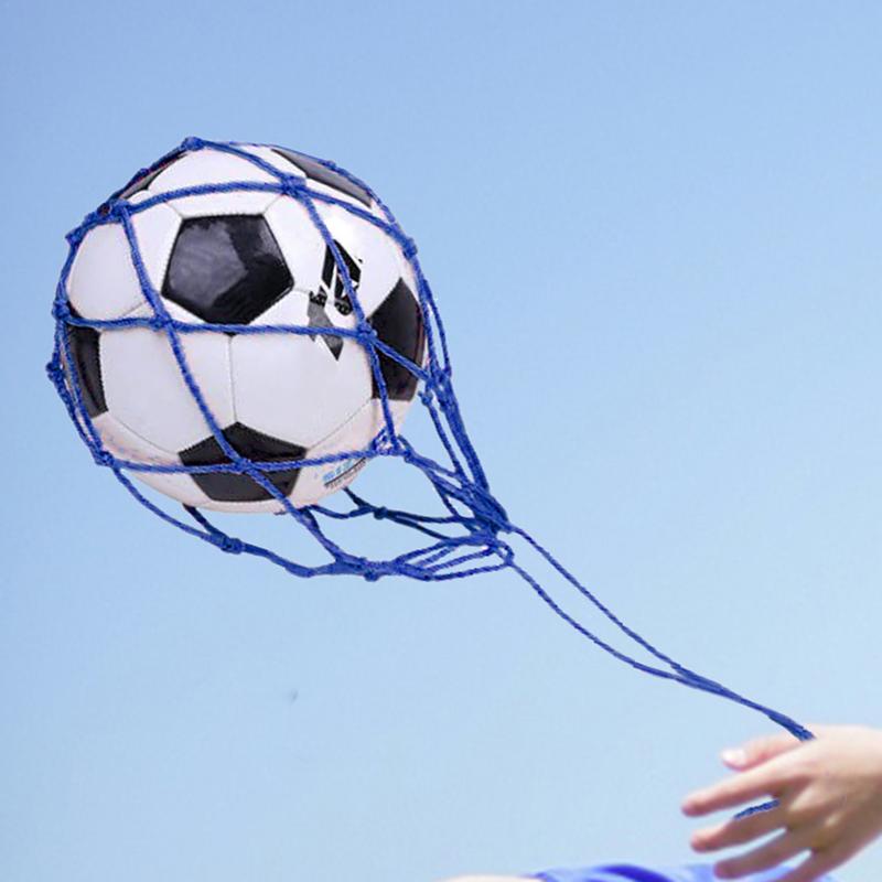 Fußball Jongliertrainer Ein-Personen Hohe Festigkeit Fußballtrainer Netz Fußball Ballkontrolltrainer Solo Übungstraining