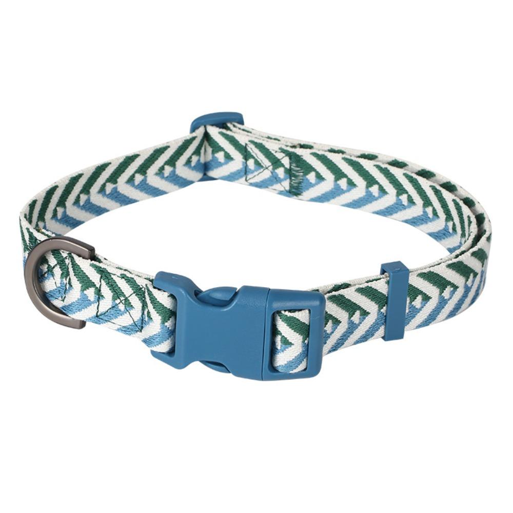 

Pet cat dog collar anti-loss neck ring Golden Retriever medium and large dog Teddy small leash dog collar S code