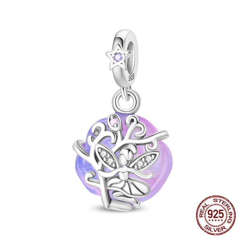 New In Original Charms Copper Love Glow-In-The-Dark Charms Beads Fits 3Mm Original Bracelet For Women Diy Fine Jewelry Gifts