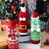 3Pack Knitted Wine Bottle Covers for Holiday Parties Suitable for Adding Festive Touch to Christmas and Seasonal Gatherings