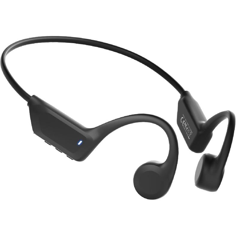 2025 New Bluetooth 6.0 Bone Conduction Headphones, Open-Ear Design, Sweatproof & Waterproof, HD Stereo Sound, 10Hrs Playtime, Lightweight for