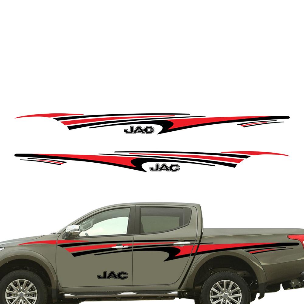 Car Body Paint Sticker Two-Tone Striped Paint Decals Waterproof Suvs Body Two-Tone Striped Decal For Car Rvs Suvs