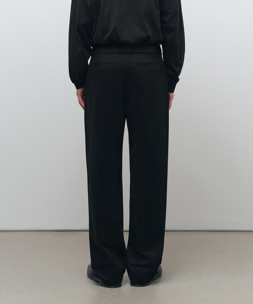MUSINSA STANDARD Brushed Regular Fit Chino Pants [Black]