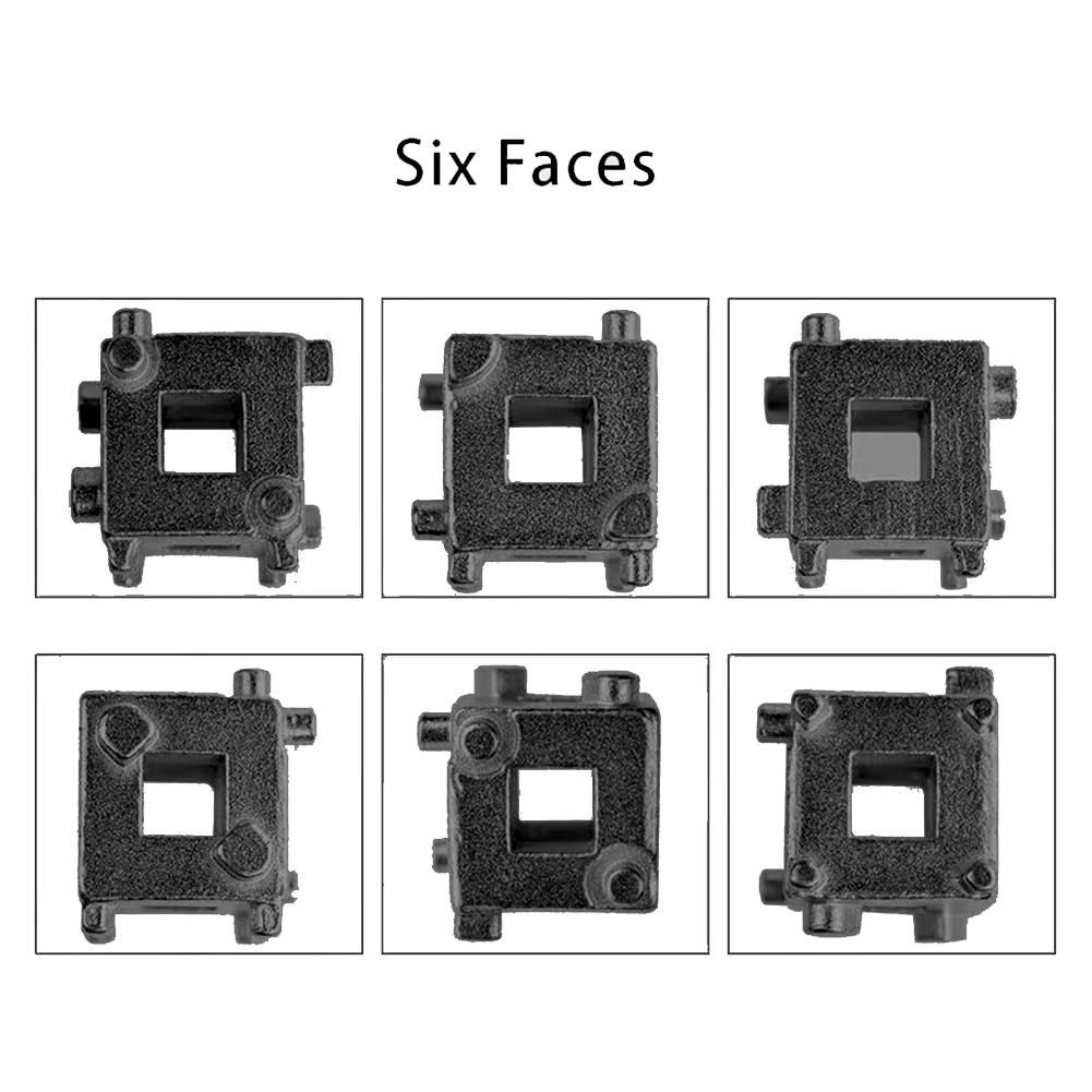 Rear Disc Brake Caliper Piston Rewind/Wind Back Cube Tool 3/8" Drive Tool Brake Pad Replacement Tool