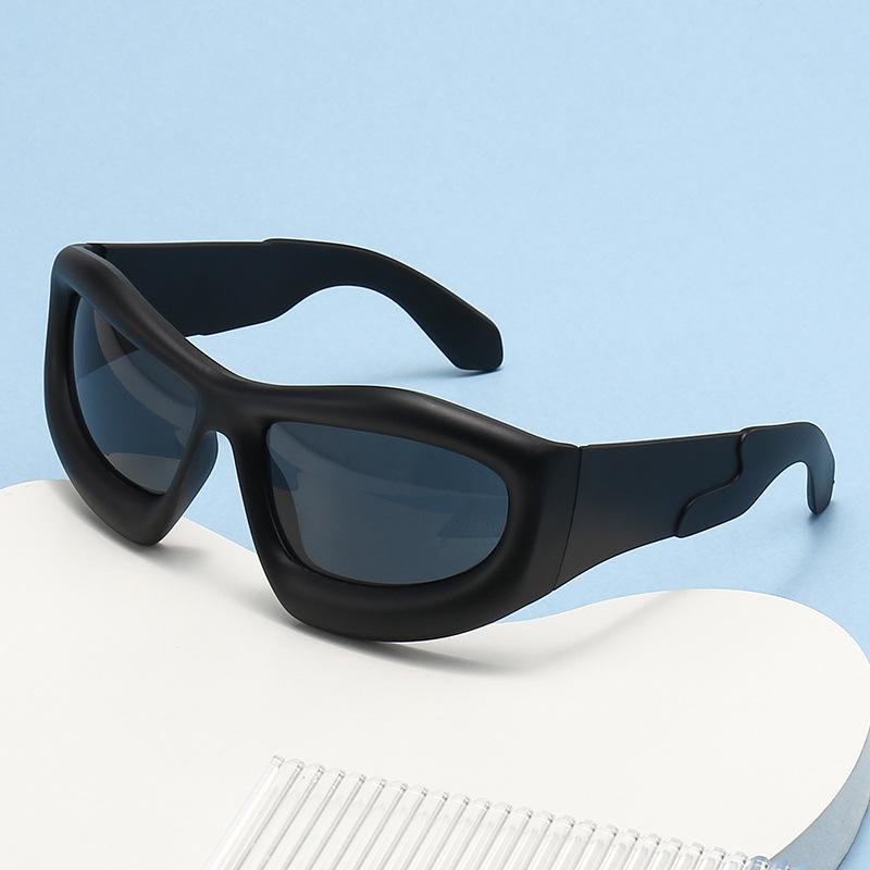 Y2K Sunglasses, Fashion Future Catwalk Hip-Hop Punk Sunglasses, Riding Sunshade Big Glasses