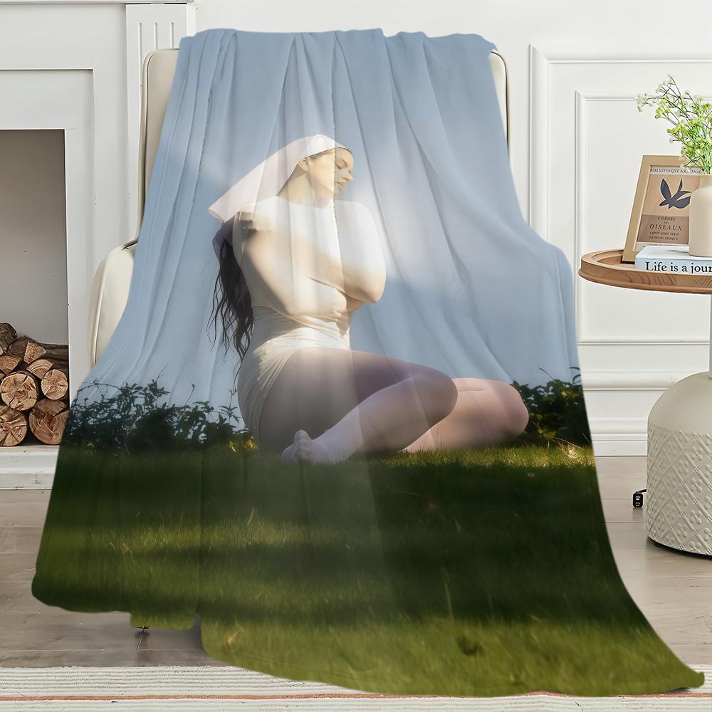 Singer R-Rosalia Lux Blanket Blanket for Couch Sofa Travel Home Picni Flannel Blanket birthday gift Warm Comfortable