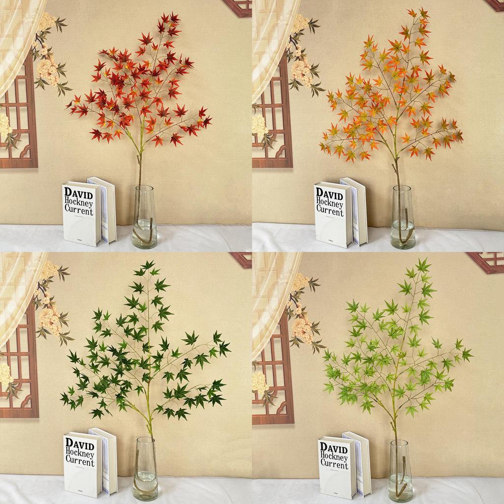 Autumn Maple Leaf Faux Plant Hanging Decoration For Weddings And Photography
