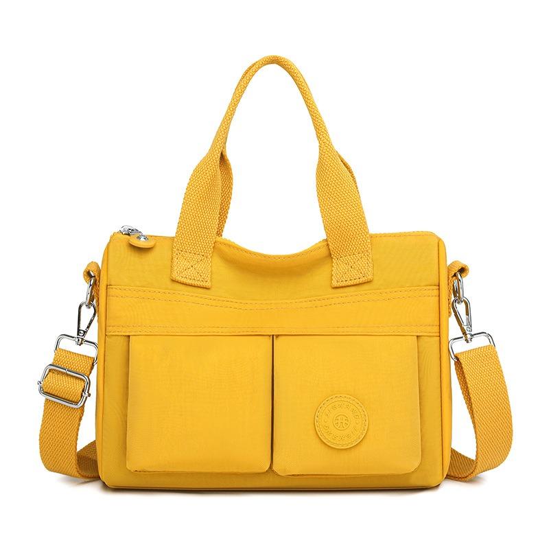 

Проста міська сумка-тоут жіноча осіння нова ручна сумка жіноча нейлонова тканина плечова сумка-месенджер сумка для мами