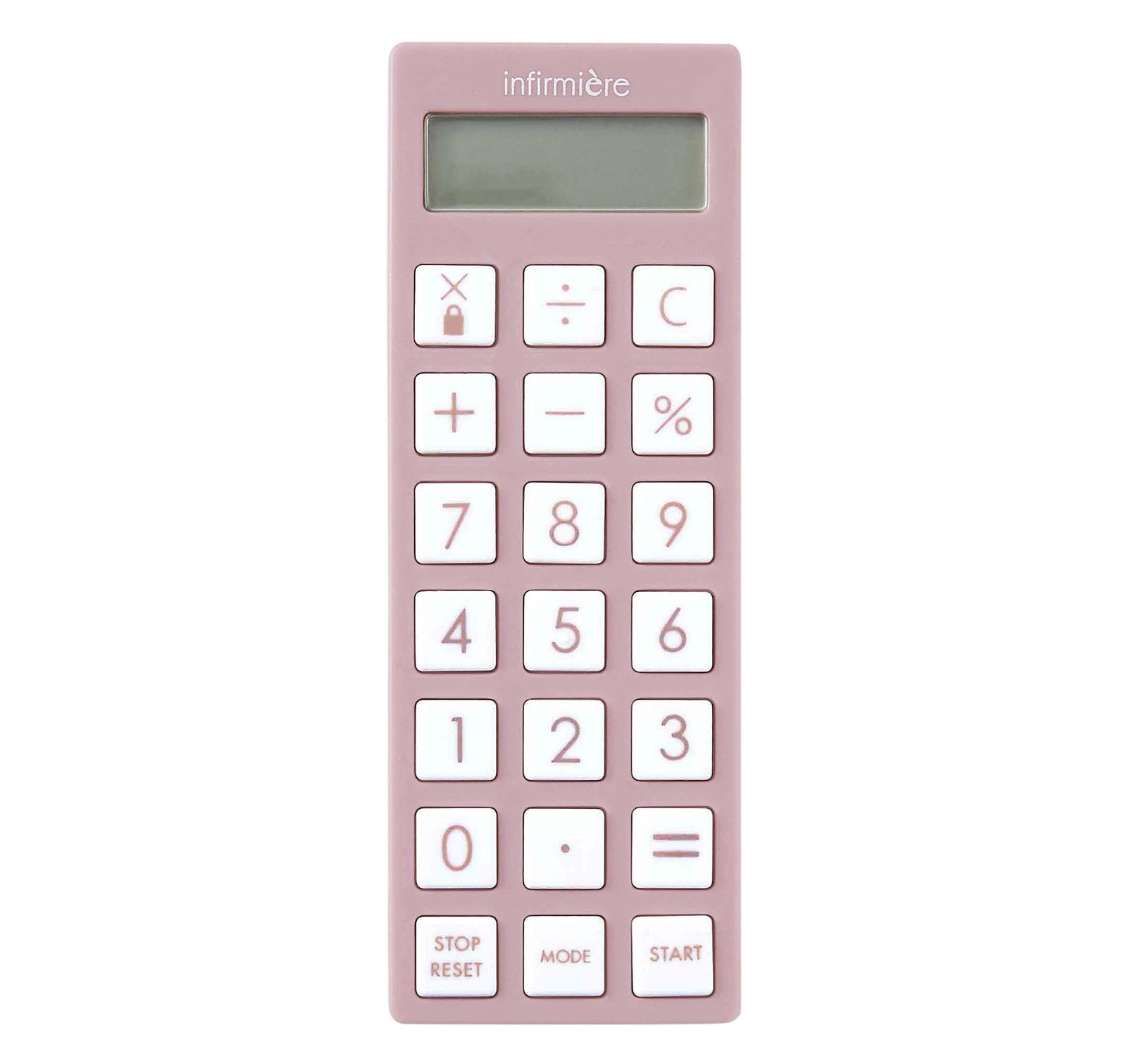 

Calculator Nursing Medical with Ash Pink [Anfamie] Clock-equipped Timer, Supplies, Supplies, Strap,