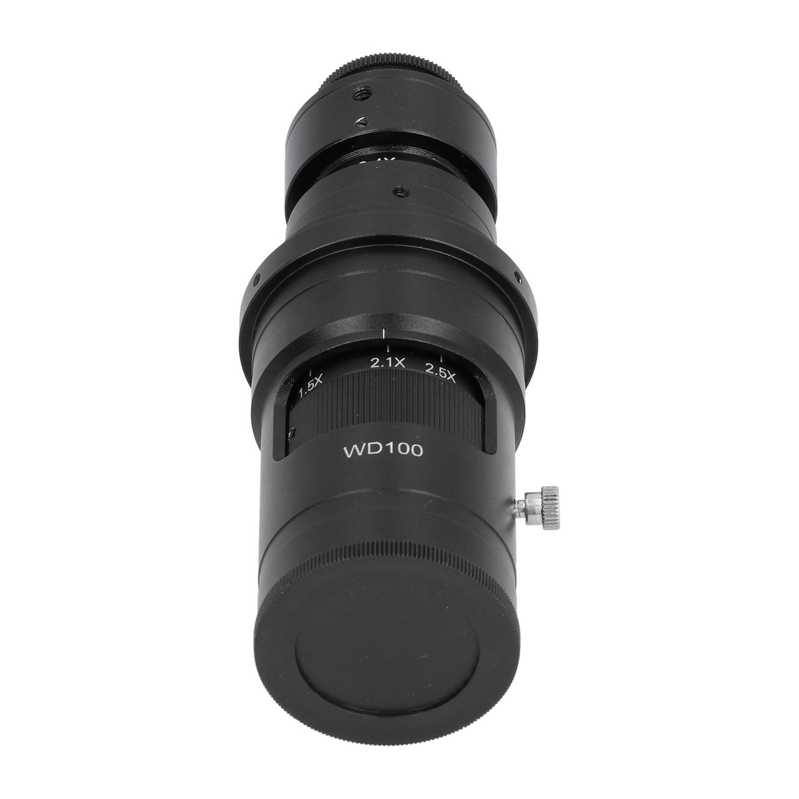 

200X Adjustable Continuous Zoom C Mount Optical Lens Industrial Video Microscope Lenses