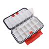 Fishing Tackle Boxes Waterproof Fishing Storage Boxes Bait Box Multifunctional Hook And Bait Accessory Box Double-Sided Opening