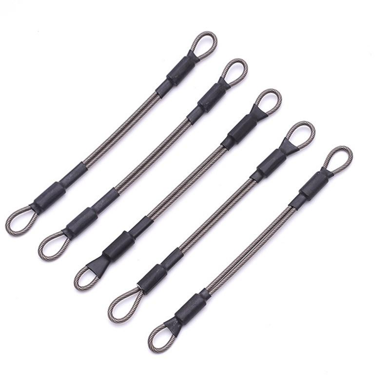 304 Stainless Steel Helmet Anti-theft Lock Rope Security For Motorcycle Helmet Protector Rope Line Helmet Strap Storage Ropes