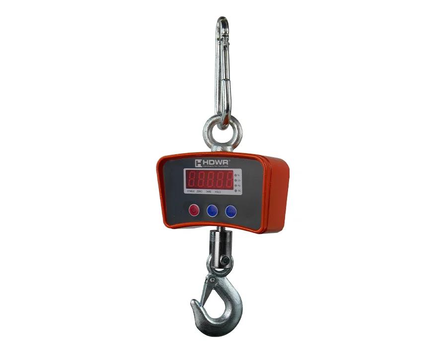 Waga Elektroniczna Hakowa 1T 1000 Kg, Waga Na Hak, Waga Przemysłowa, Z Wyświetlaczem Wagpro H1000