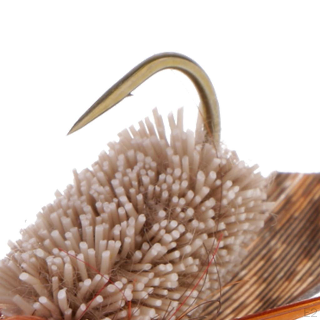 Floating Carp Coarse Bass Fly Fishing Hand-tied with High Carbon Steel Hook, 3 Models