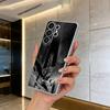 Black Clover Clear Soft Silicone Phone Case forSamsung S25, S24, S21, S22, S23, S30, Ultra, S20, Plus