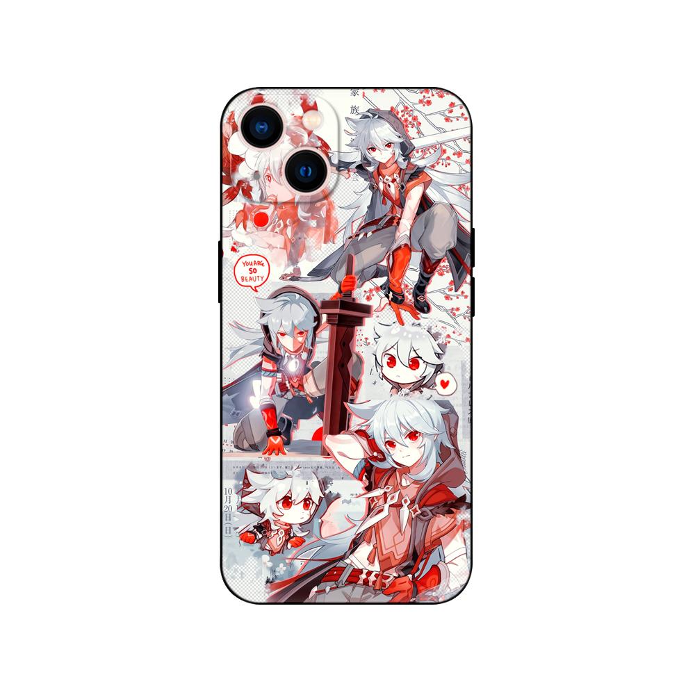 Black Tpu Case For Motorola Edge 20 Lite Pro 2021 S Moto E20 E30 E40 E7 4G G 5G Plus Case Genshin Impact Anime