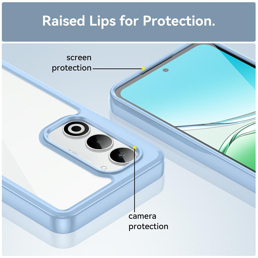 For Oppo A5 5G/A5 4G Case TPU + Acrylic Protective Clear Phone Cover
