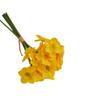 Artificial Daffodil Bouquet Flower 24 Heads Faux Silk Narcissus Flower for Wedding Party Home Table Floral Decoration 2pcs