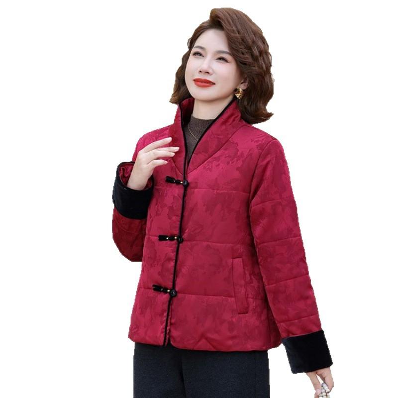 Autumn and Winter Padded Jacket New Padded Coat Wife Mother Top