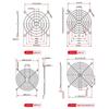 1Pcs Durable Metal Cooling Fan Grill Protective 40-220mm Fans Grid Mesh Cover for Computer Fan