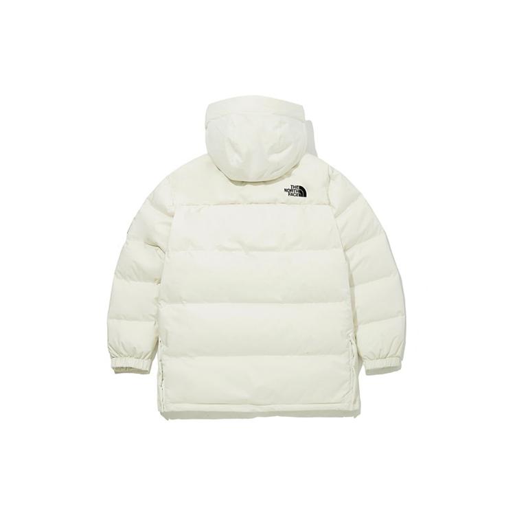 THE NORTH FACE Down Jackets Unisex White Hooded Moderate NJ1DL72B
