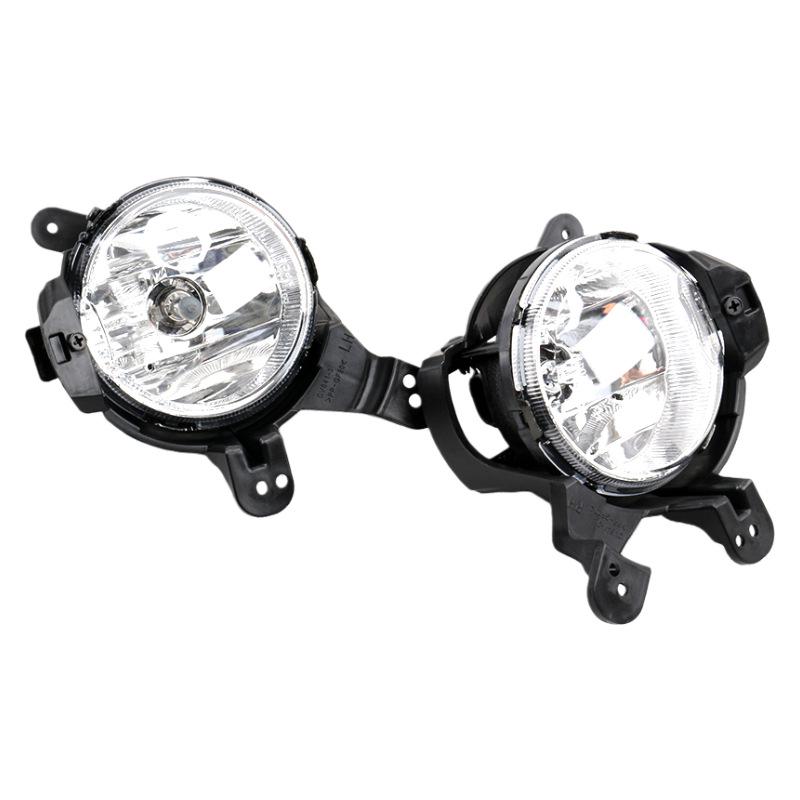 Fog Light Set for 13-15 Chevrolet Spark - Headlight Bumper and Daytime Running Light Assembly