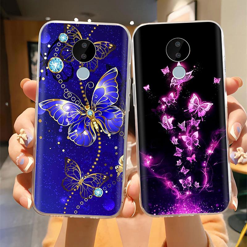 For Nokia C30 Case Funny Creative Cover for Nokia C30 Phone Cases Soft TPU Silicone Transparent Back Covers for NokiaC30 C 30