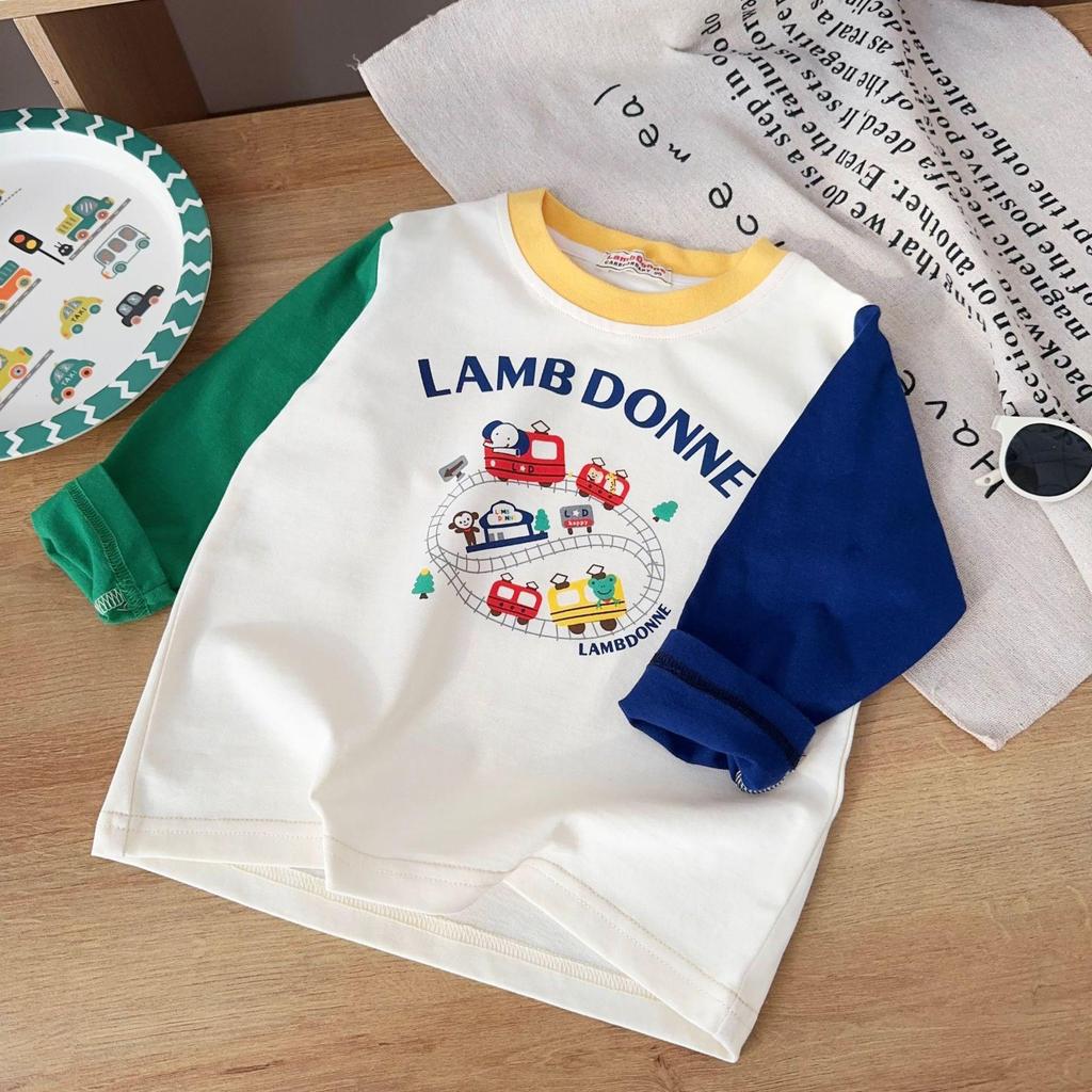 2026 Spring Arrival: Kids' Cartoon Long Sleeve Base Layer for Toddlers & Children