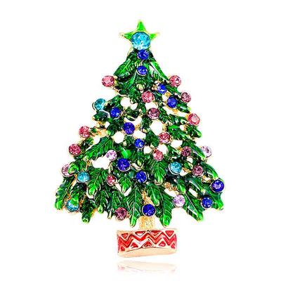 Christmas Tree Brooch, Women'S Fashionable Clothing Decoration Brooch, Exquisite Accessories With Festive Atmosphere