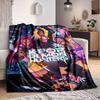 1pz Coperta di Flanella K Pop Demon Hunters, Morbida e Delicata sulla Pelle con Stampa Digitale, Varie Misure Disponibili per Famiglia, Amici, Compleanno
