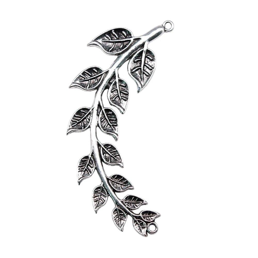 Branch Leaves Connection Components Car Pendant Cute Jewelry