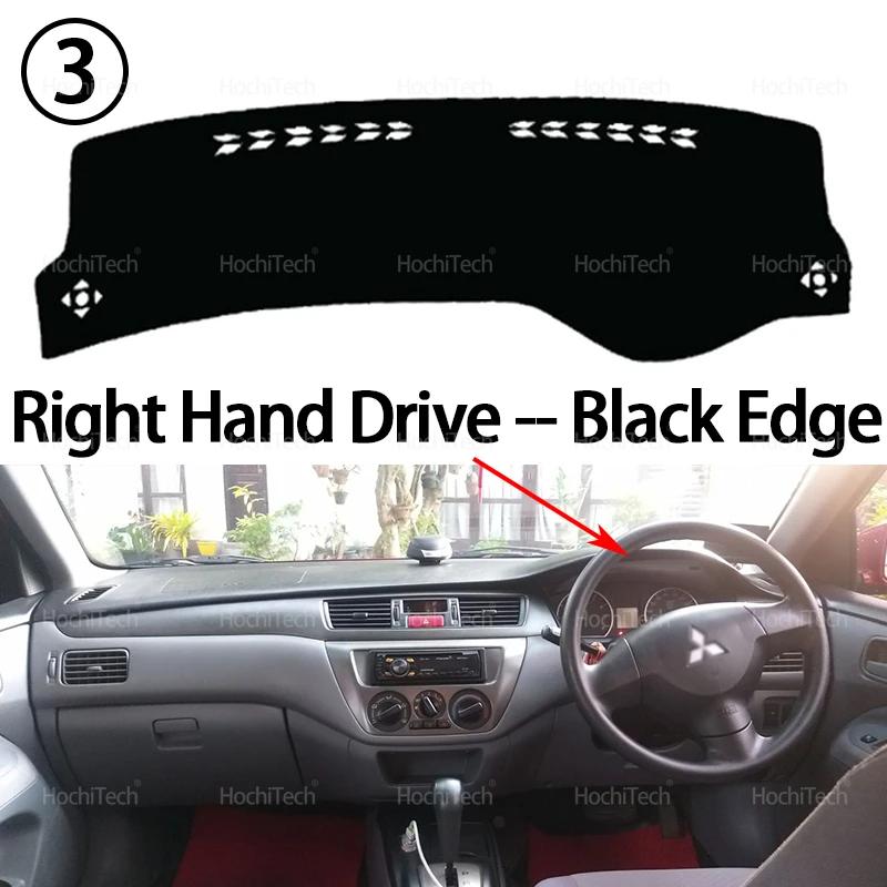 Dla Mitsubishi Lancer 9 GLX Dziewiąta Generacja 2008-2020 Pokrowiec na Deskę Rozdzielczą Samochodu Unikaj Światła Nakładka Instrument Platform Cover Mata Dywan