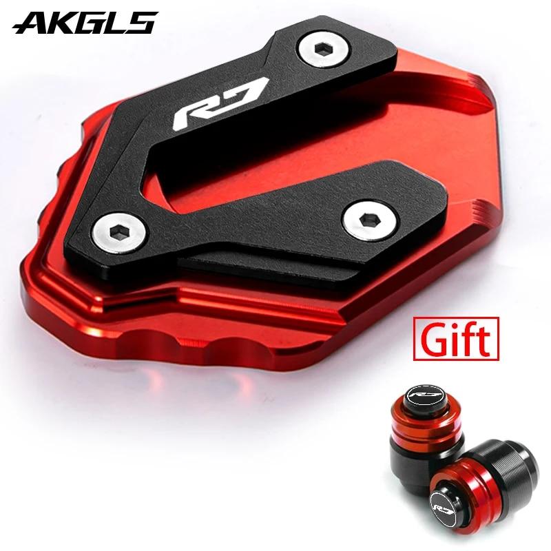 For YAMAHA R7 YZF-R7 YZF R7 R 7  2022 2023 side bracket extension pad bracket plate enlargement and tire air valve cover