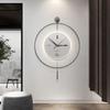 Slient Wall Clock Modern Large LED Wall Clocks Minimalist Creative Dining Room Clocks Living Room Art Aesthetic Decoration