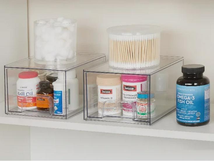 Gränsöverskridande Exklusiv Transparent PET Kosmetik- & Smyckesorganiseringslåda