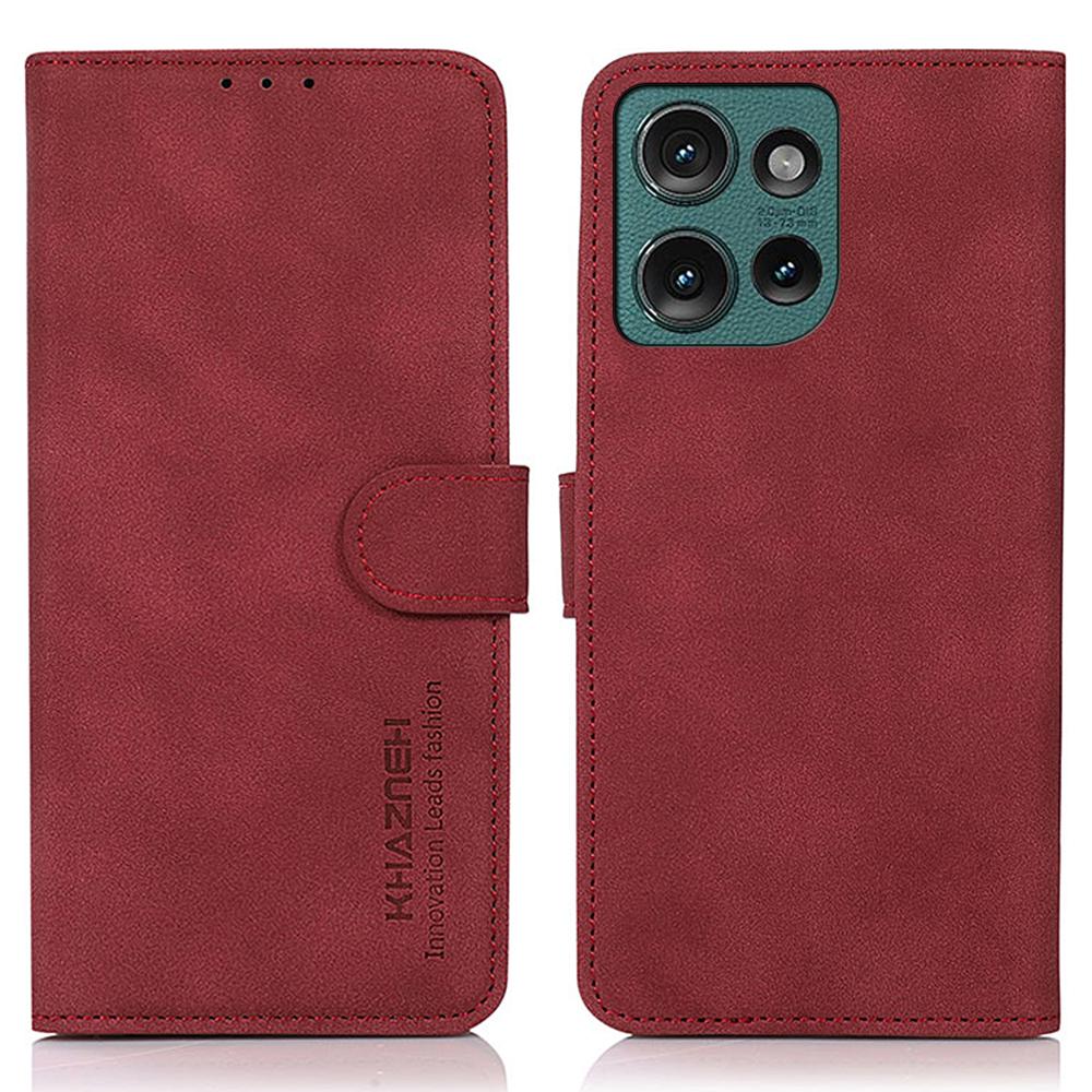 

KHAZNEH For Motorola Edge 50 5G Stand Case PU Leather Wallet Phone Cover B