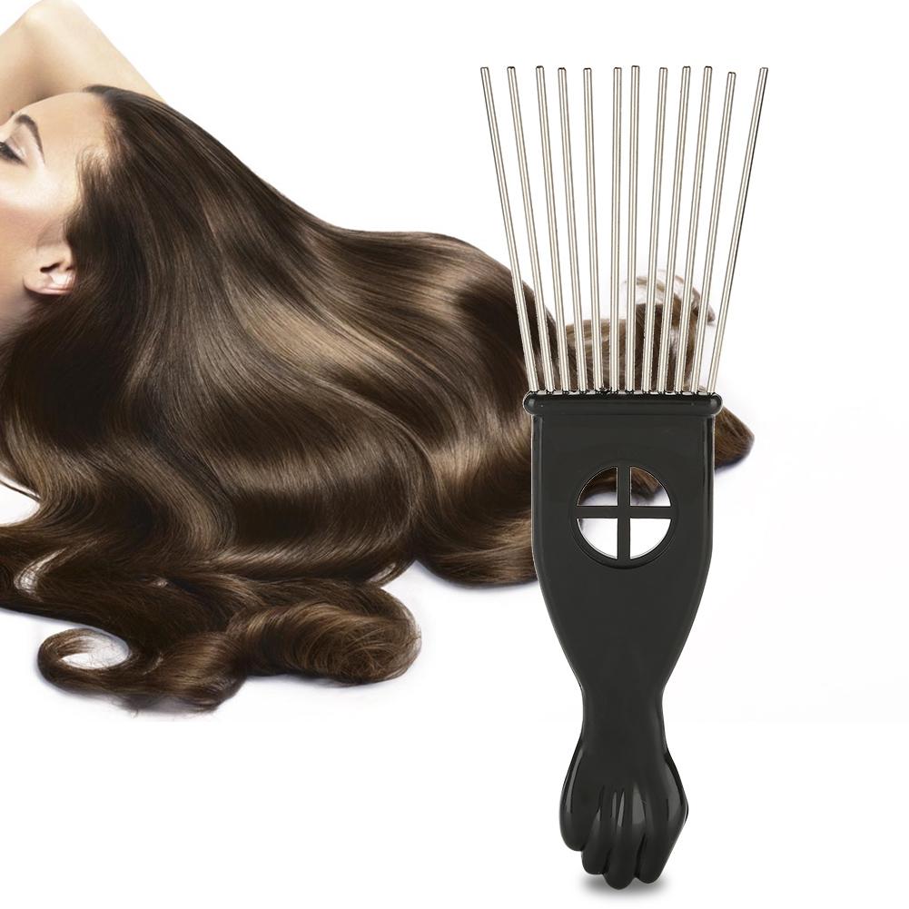 Hair Hairdressing Tool Fork Comb Hair Dying Straightening Curling Men Oil Hair Styling Comb K2