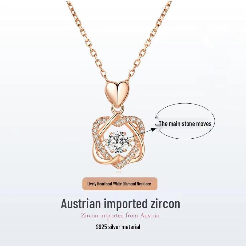 2021 Silver-Plated Women's Necklace, Non-Fading Niche Jewelry Clavicle Chain - Ideal Qixi Valentine’s Day Gift