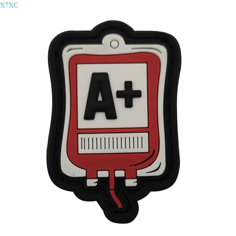 X7XC Fun Blood Bag Backpack Accessory Reusable Stickers For Hiking Camping Cycling