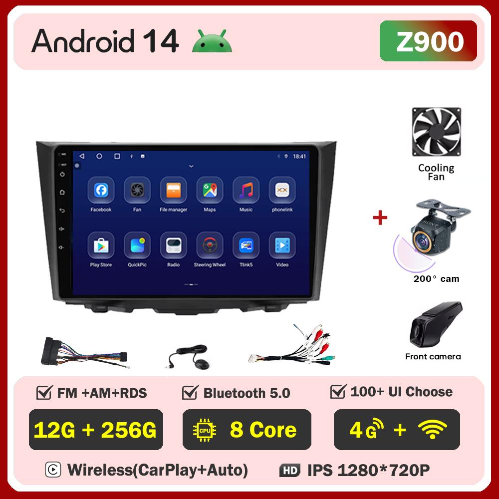 Android 14 For Suzuki Kizashi 2009-2015 Carplay Auto Screen Intelligent Car Systems Wireless Android Auto Car Multimedia Video