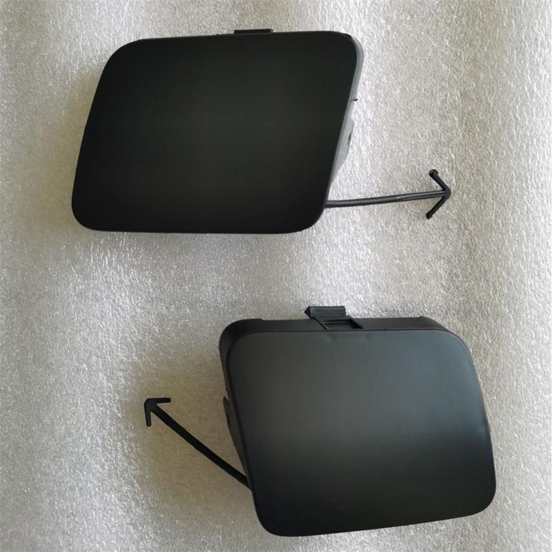 2Pcs Front Bumper Tow Hook Cover Caps for Toyota RAV4 2006-2008 Left & Right Plastic Replacement Covers 53286-42031 53285-42011