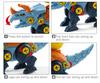 Children's Building Blocks Educational Dinosaur Toy Disassembly Multi-color Tyrannosaurus Rex Screw Removal Tool Without Battery