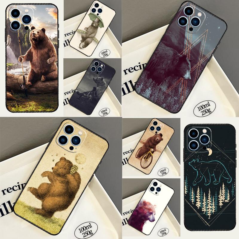Cute Cartoon Bear Case For Honor Magic 8 7 5 6 Pro 200 400 50 70 90 Lite Win RT X8c X8b X9a X9b X9c X9d Cover