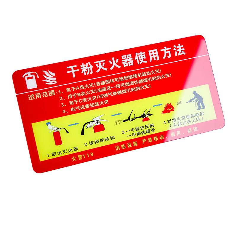 Guanfeng Acrylic Fire Extinguisher Safety Sign Standard