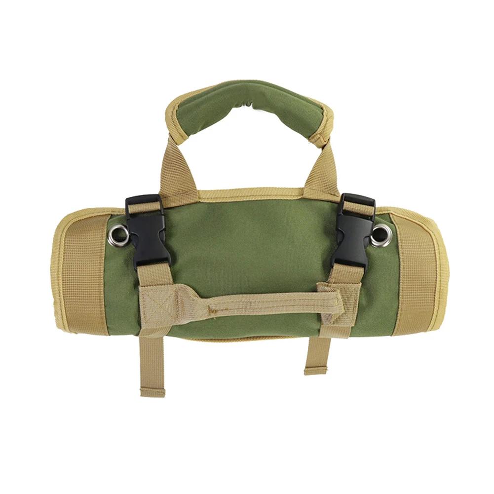 Tool Roll Organizer Multi Pocket Hanging Tool Roll Portable Tool Organizer Carrier Bag for Mechanic/Electrician/Motorcycle/Truck