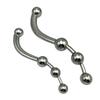 Stainless Steel Prostate Bead Massager Masturbation Stick Back Court Bolt Butt Plug Adult Sex Product